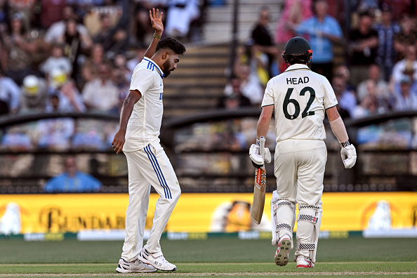 Mohammed Siraj and Travis Head | Getty