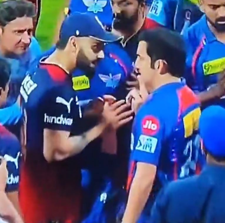 virat kohli and gautam gambhir fight reason