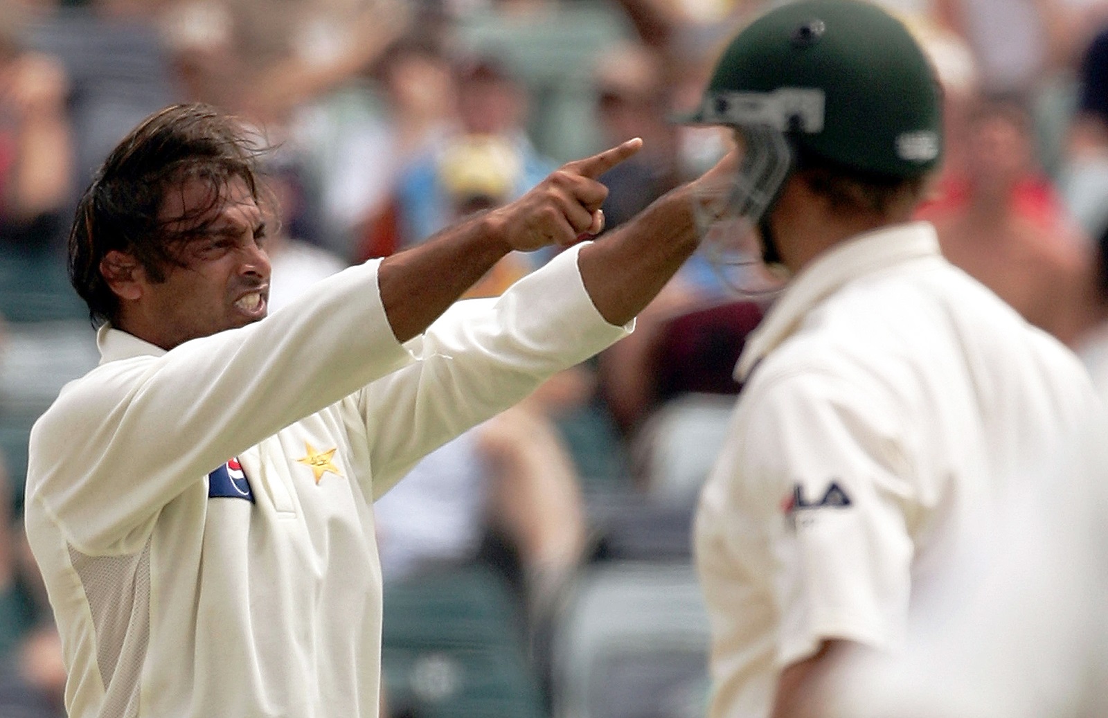 Shoaib Akhtar and Matthew Hayden | GETTY