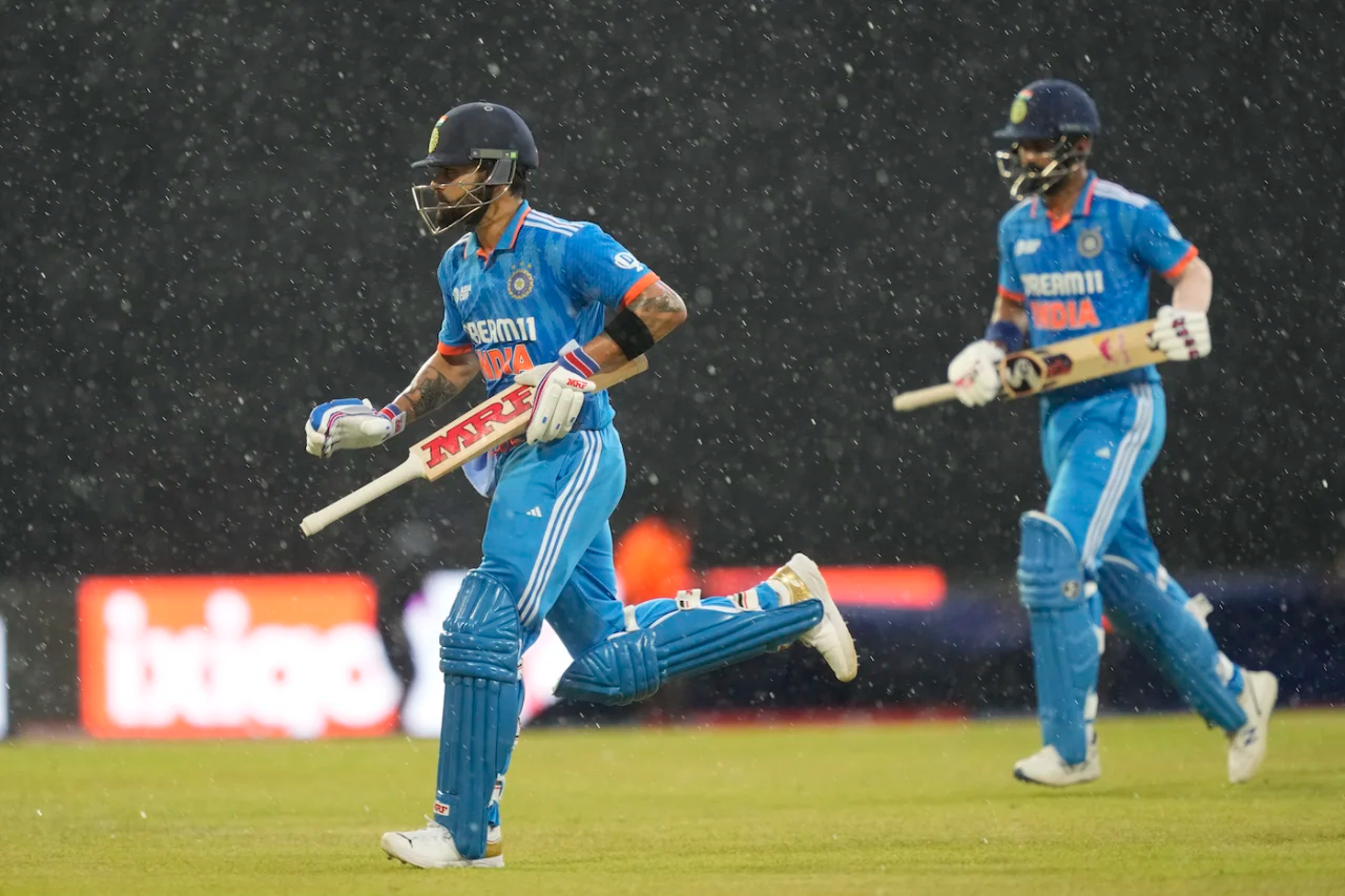 India is set to resume its innings from 147/2 in 24.1 overs. | Getty