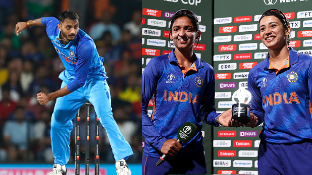 Akshar Patel, Harmanpreet Kaur and Smriti Mandhana nominated for ICC Player of the Month award