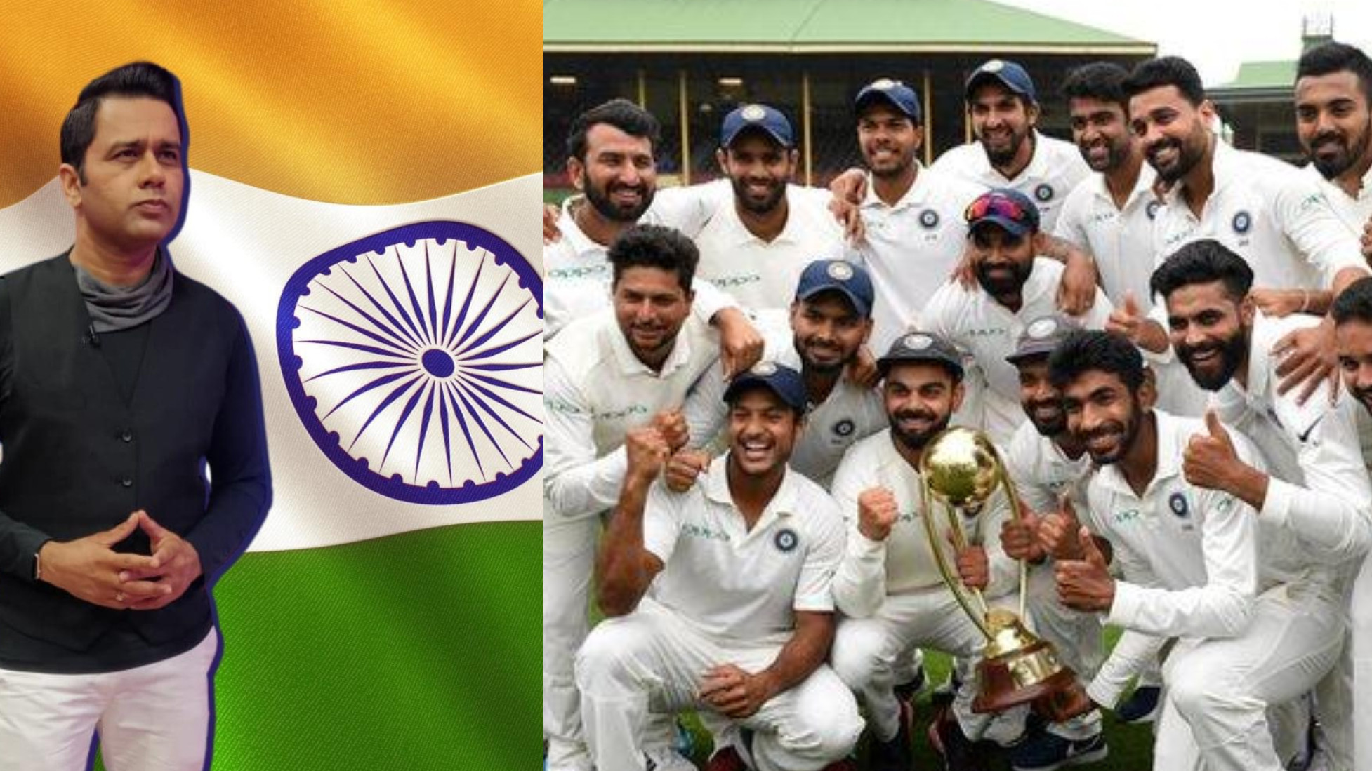'16 against a country'- Aakash Chopra recalls hugging the Indian flag in the middle of broadcast