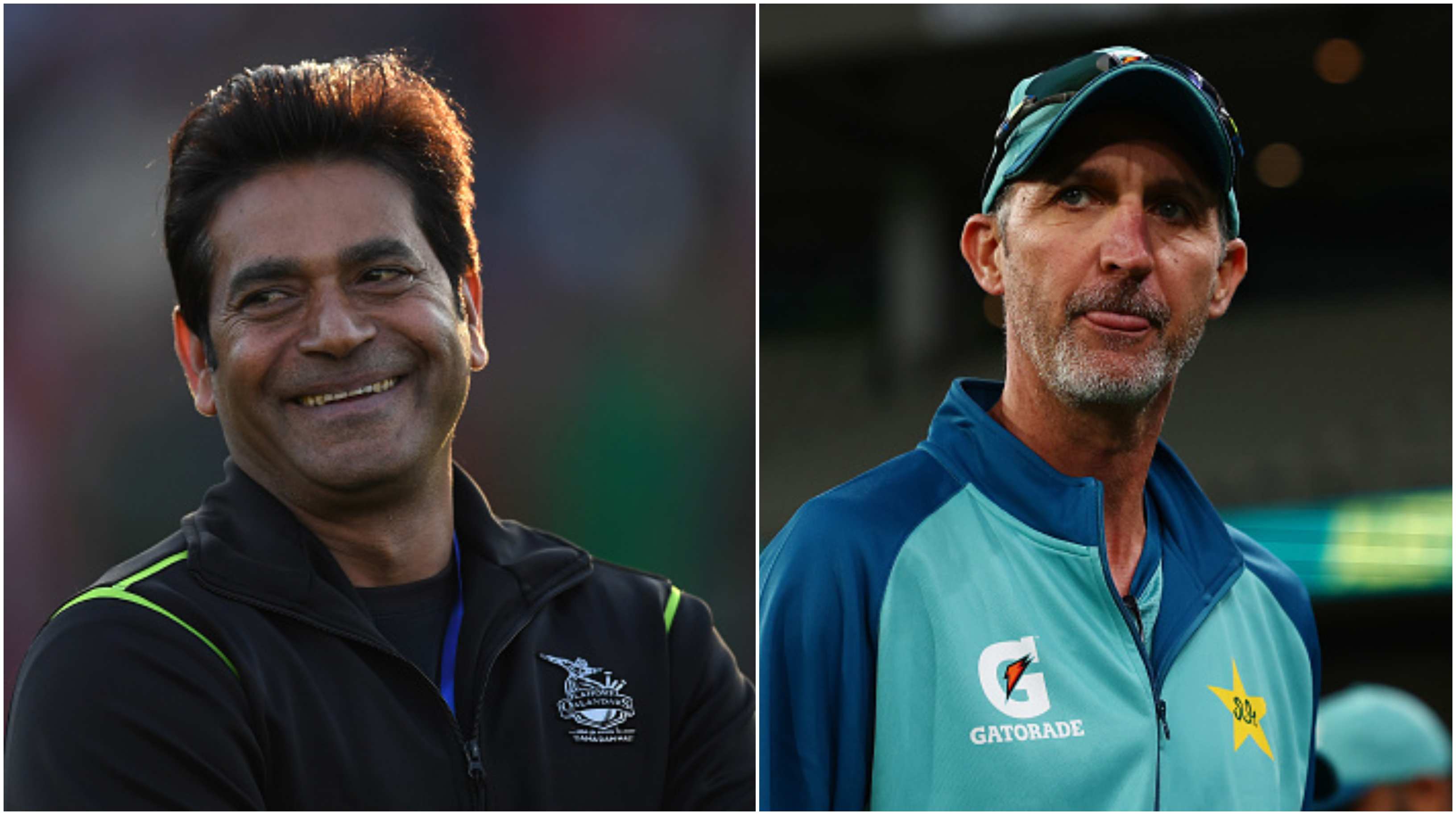 Aaqib Javed and Jason Gillespie | Getty