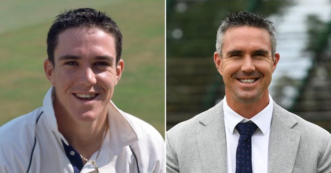 ICC shares the images of Pietersen from 2001 and 2020 | Twitter