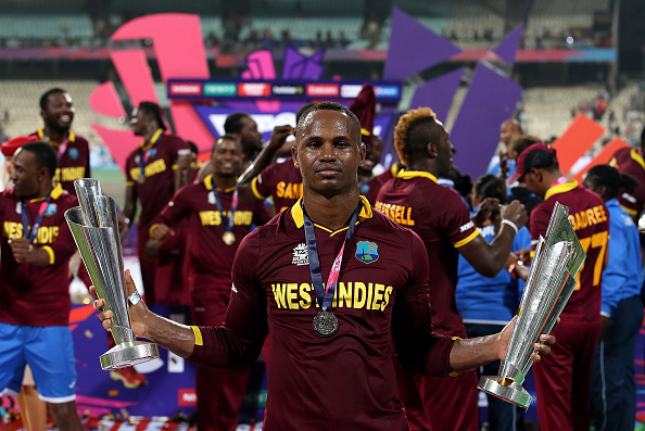 Marlon Samuels won the Player of the Match in the finals for the second time | Getty