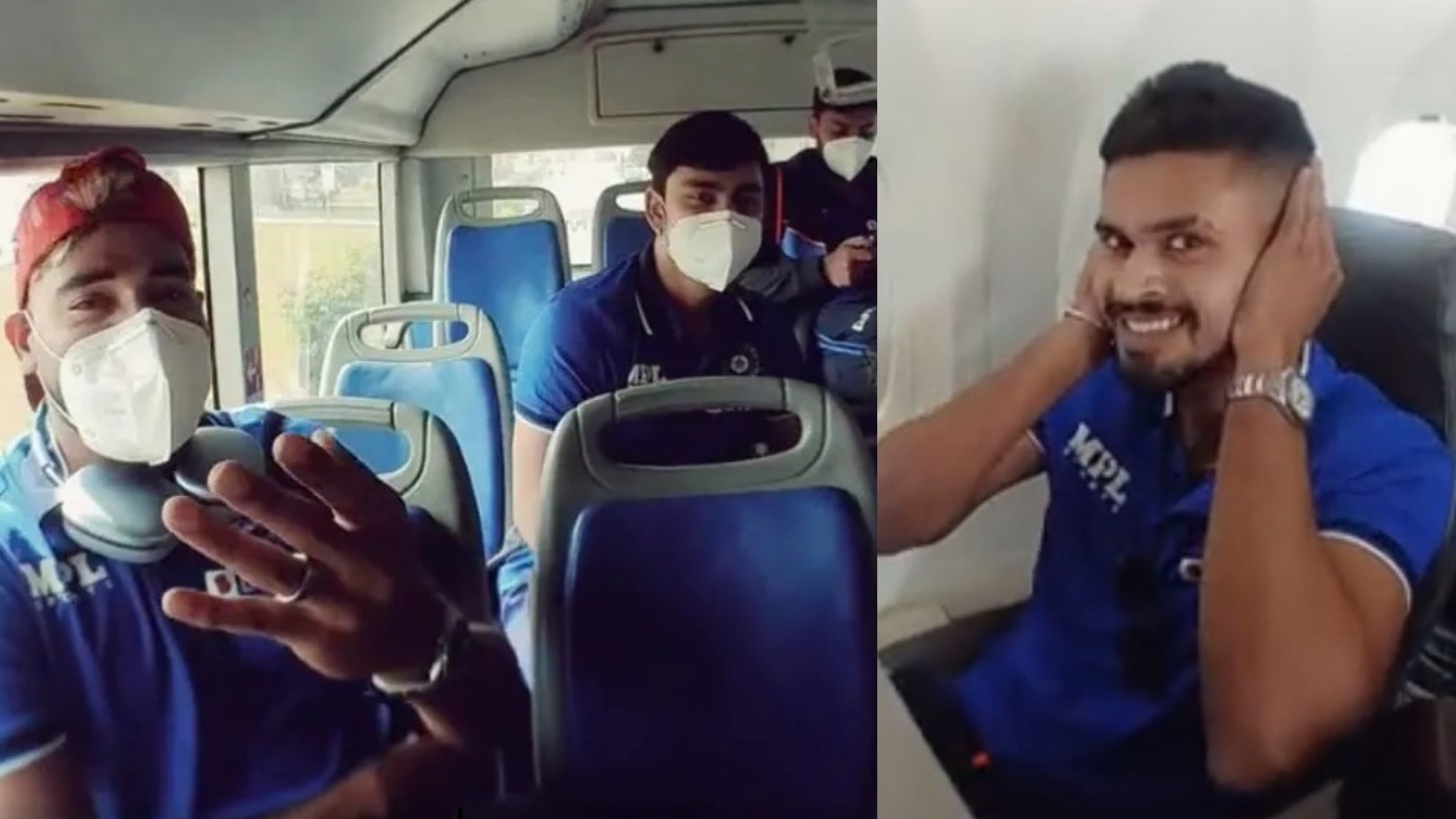 IND v SL 2022: WATCH- 'Main Hoon Naa'- India’s Siraj, Kuldeep, and Kishan sing popular song enroute to Dharamsala