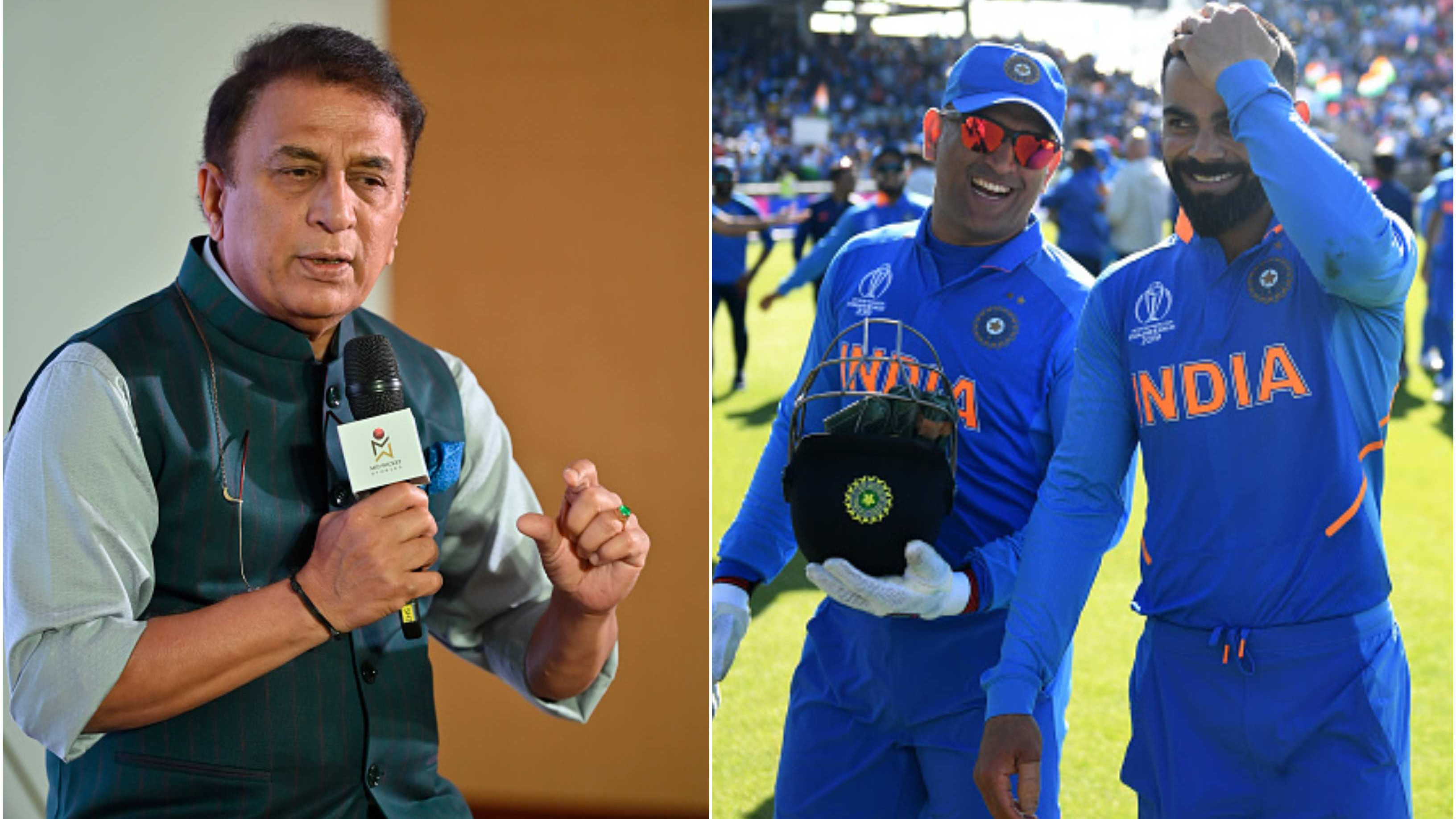 Sunil Gavaskar credits MS Dhoni for shaping Virat Kohli’s 'stop-start' career