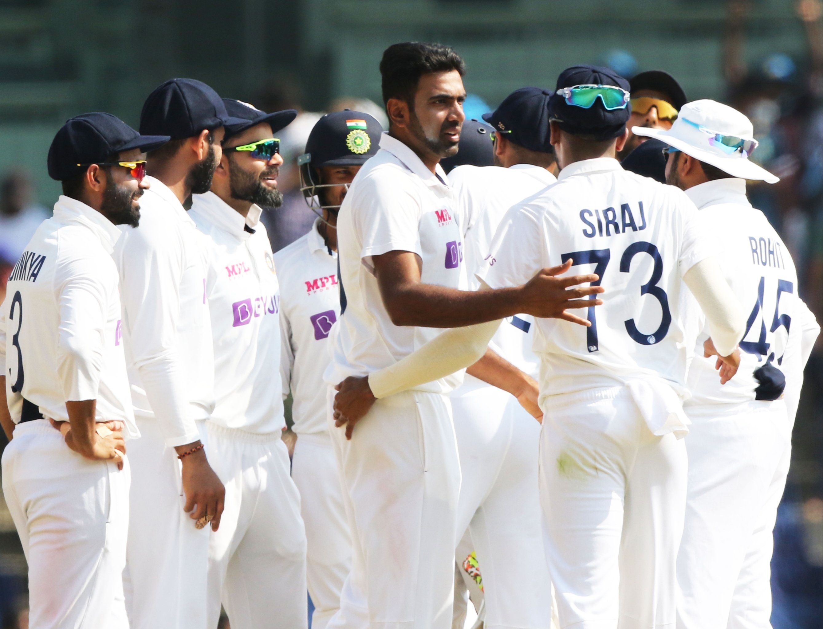 Team India won the second Test by 317 runs | BCCI