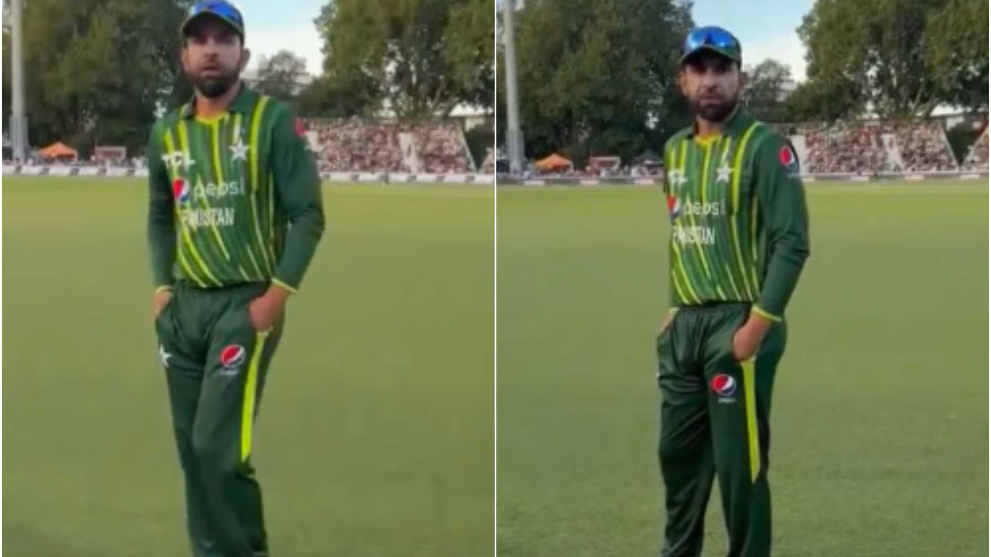 NZ v PAK 2024: WATCH – “Khamosh Reh Ch*****”, Iftikhar Ahmed abuses fan for calling him ‘Chachu’ during 2nd T20I