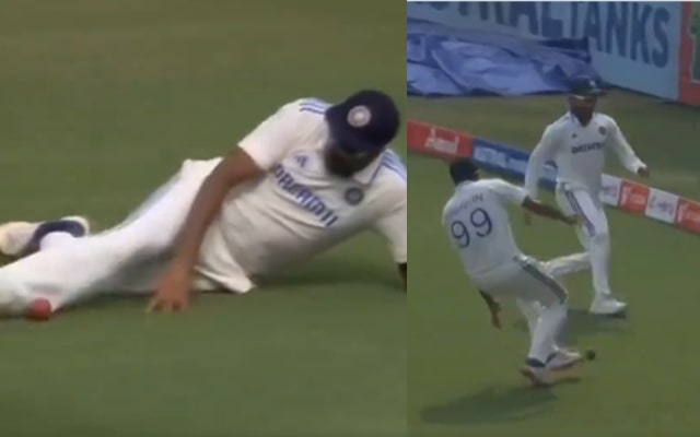 R Ashwin's fielding blunder | X