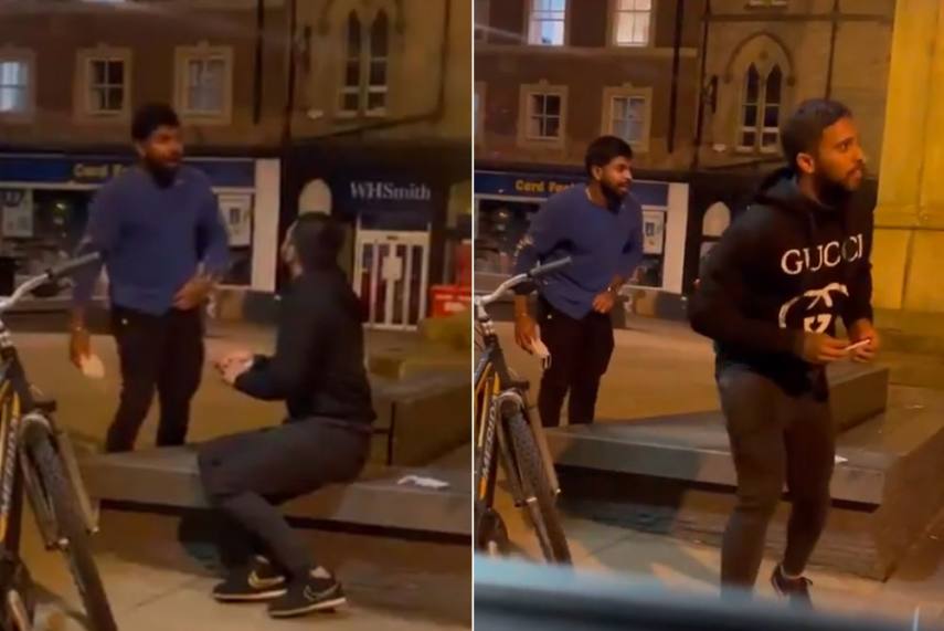 Kusal Mendis and Niroshan Dickwella were seen roaming freely in the streets of Durham | Screengrab