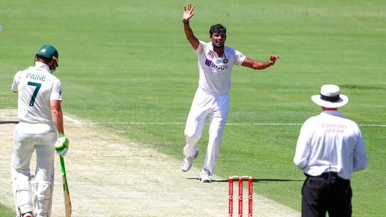 T Natarajan made Test debut in The Gabba | AP