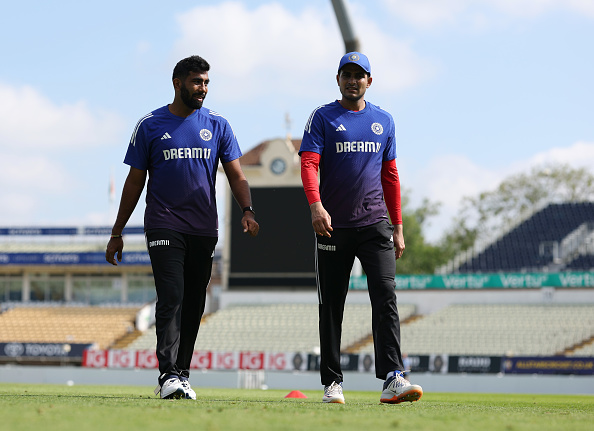 Jasprit Bumrah and Shubman Gill | Getty