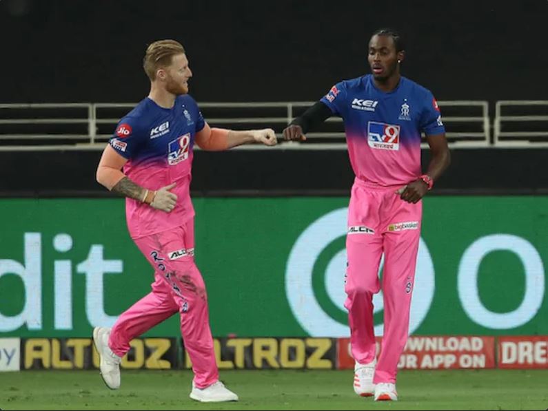 Ben Stokes and Jofra Archer for Rajasthan Royals | BCCI/IPL