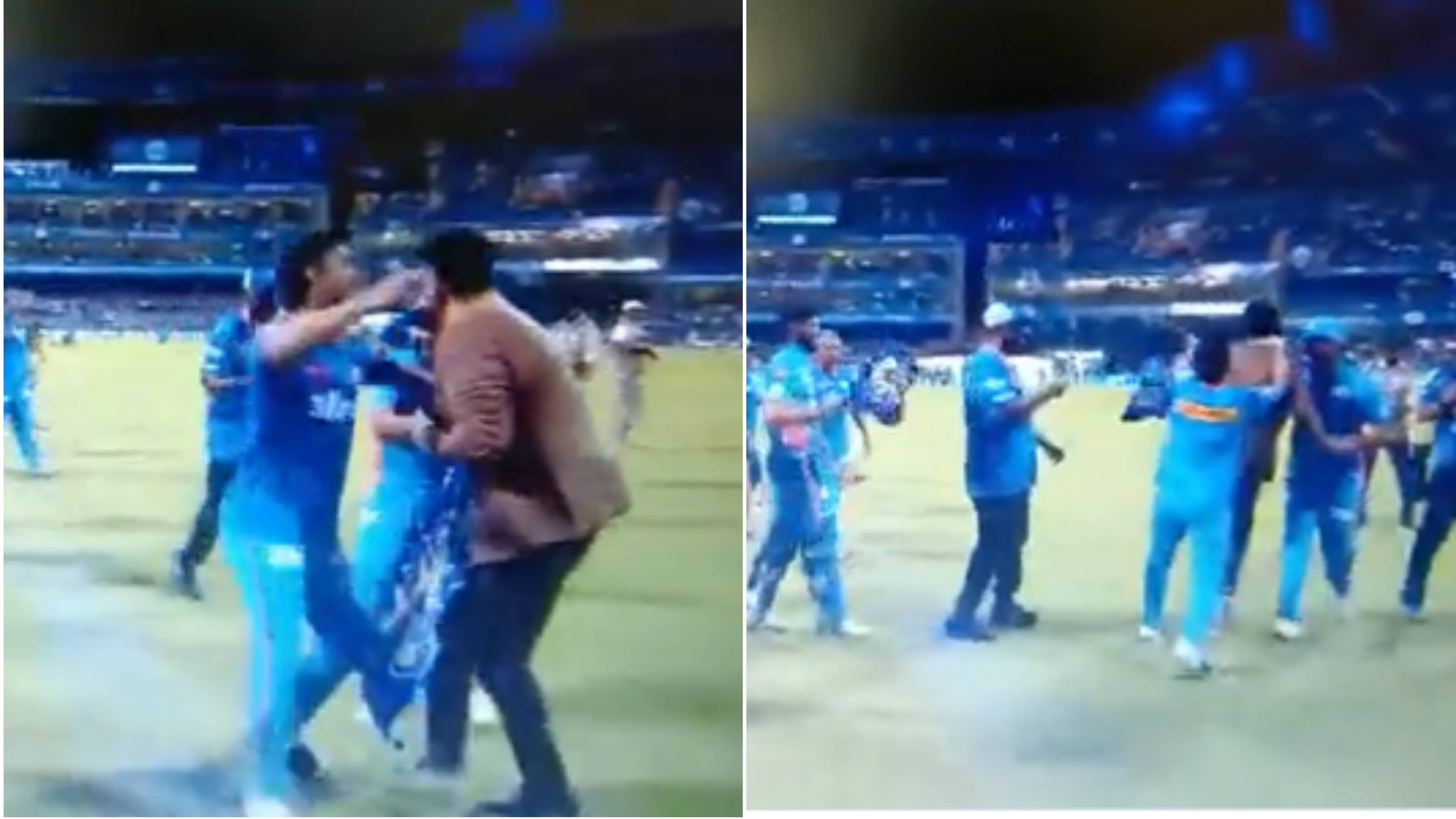 IPL 2023: WATCH – Rohit, Ishan hijack Zaheer’s interview and take him into MI’s celebratory parade after win over KKR