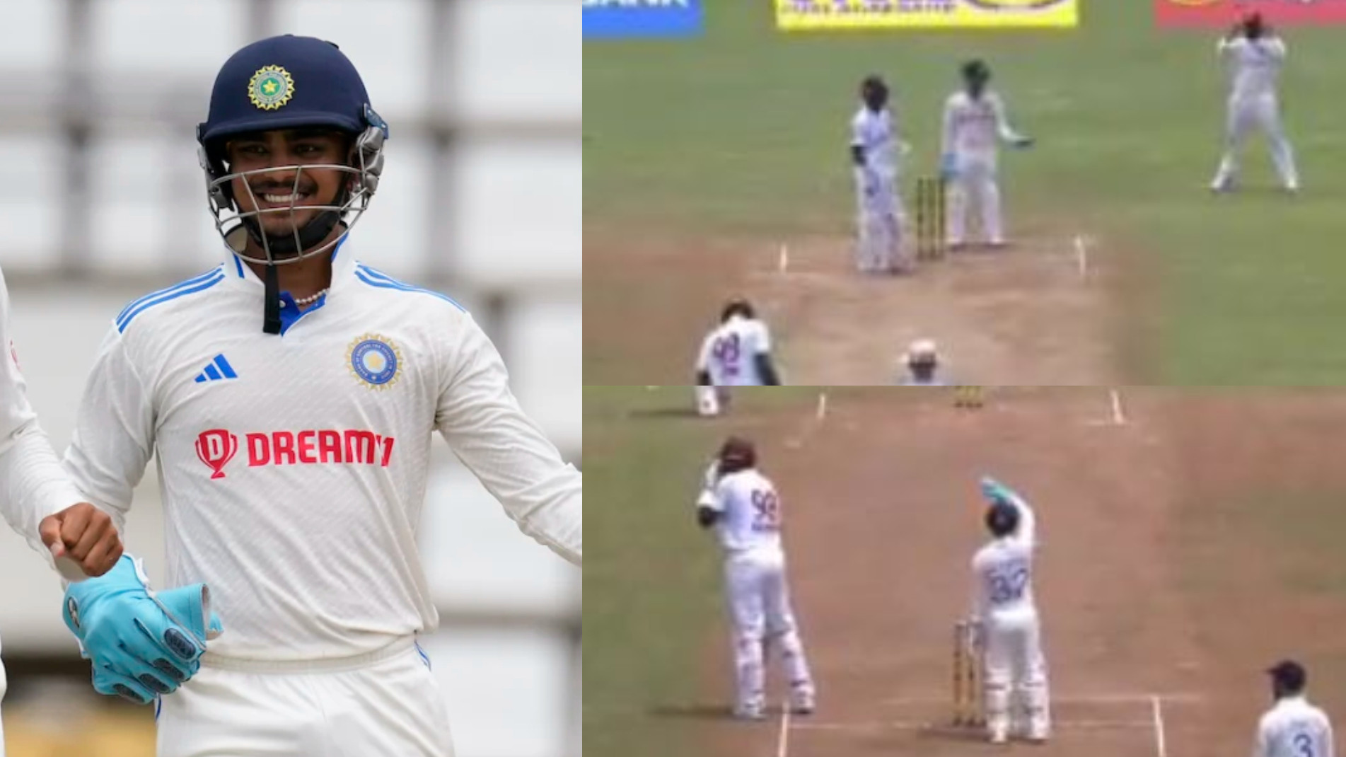 WI v IND 2023: WATCH- Ishan Kishan sledges West Indies batters, instructs Virat Kohli to move straight