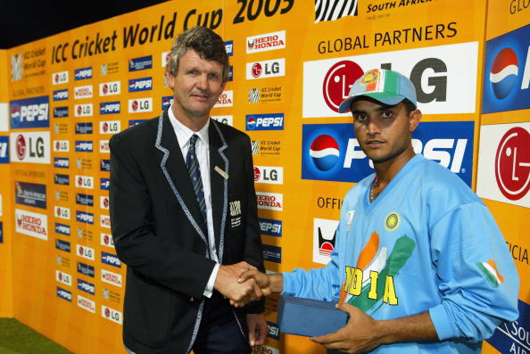 Ganguly was named Man of the Match | Getty