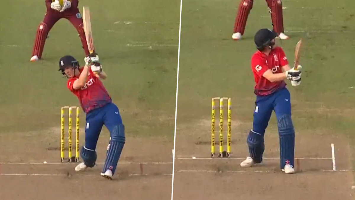 WI v ENG 2023: WATCH- Harry Brook match-winning 24 runs in one Andre Russell over in audition for IPL 2024 auction