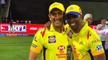 Dwayne Bravo confirms working on a special tribute song for MS Dhoni