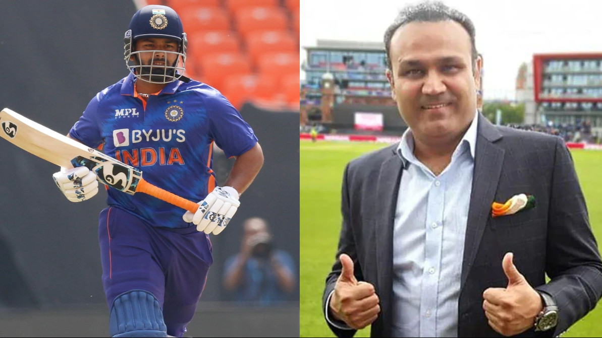 Virender Sehwag offers interesting batting advice for Rishabh Pant in white-ball cricket