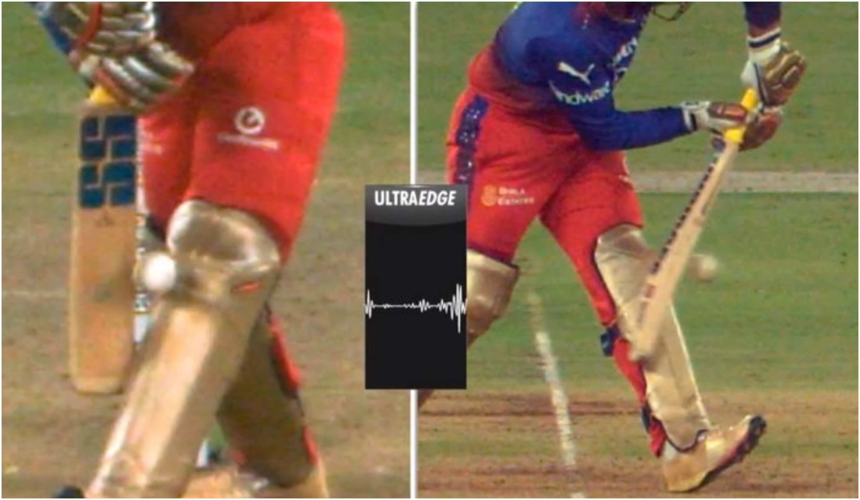Third umpire was convinced that there was bat involved | X