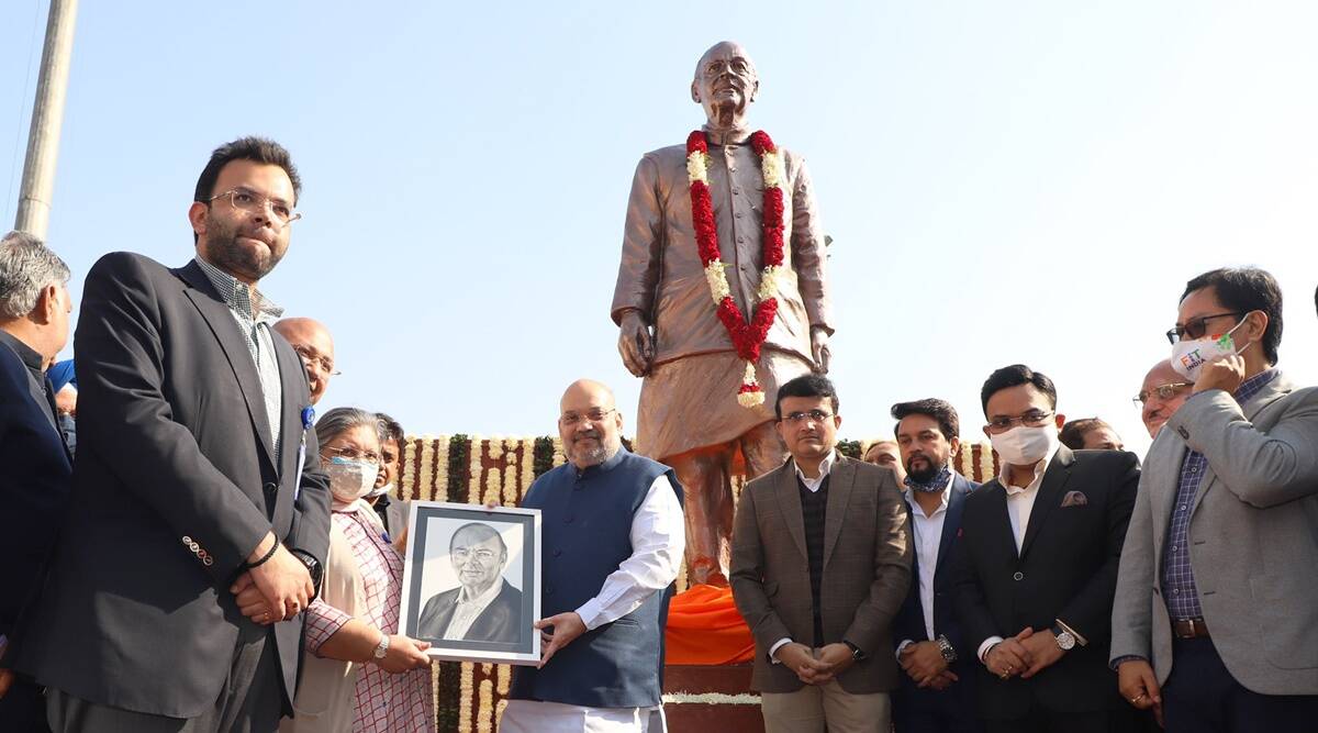 Amit Shah unveiled Jaitley's life-size statue in Delhi | PTI/Tribune India