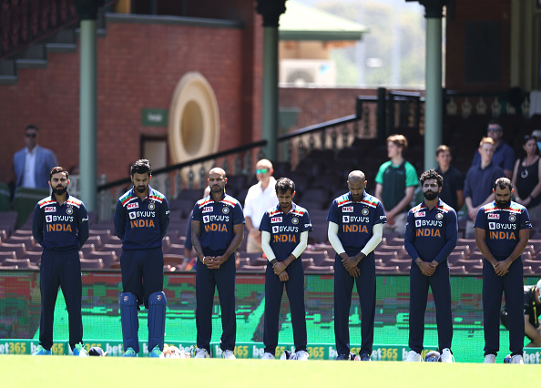 Indian players had observed silence before the ODI series opener | Getty