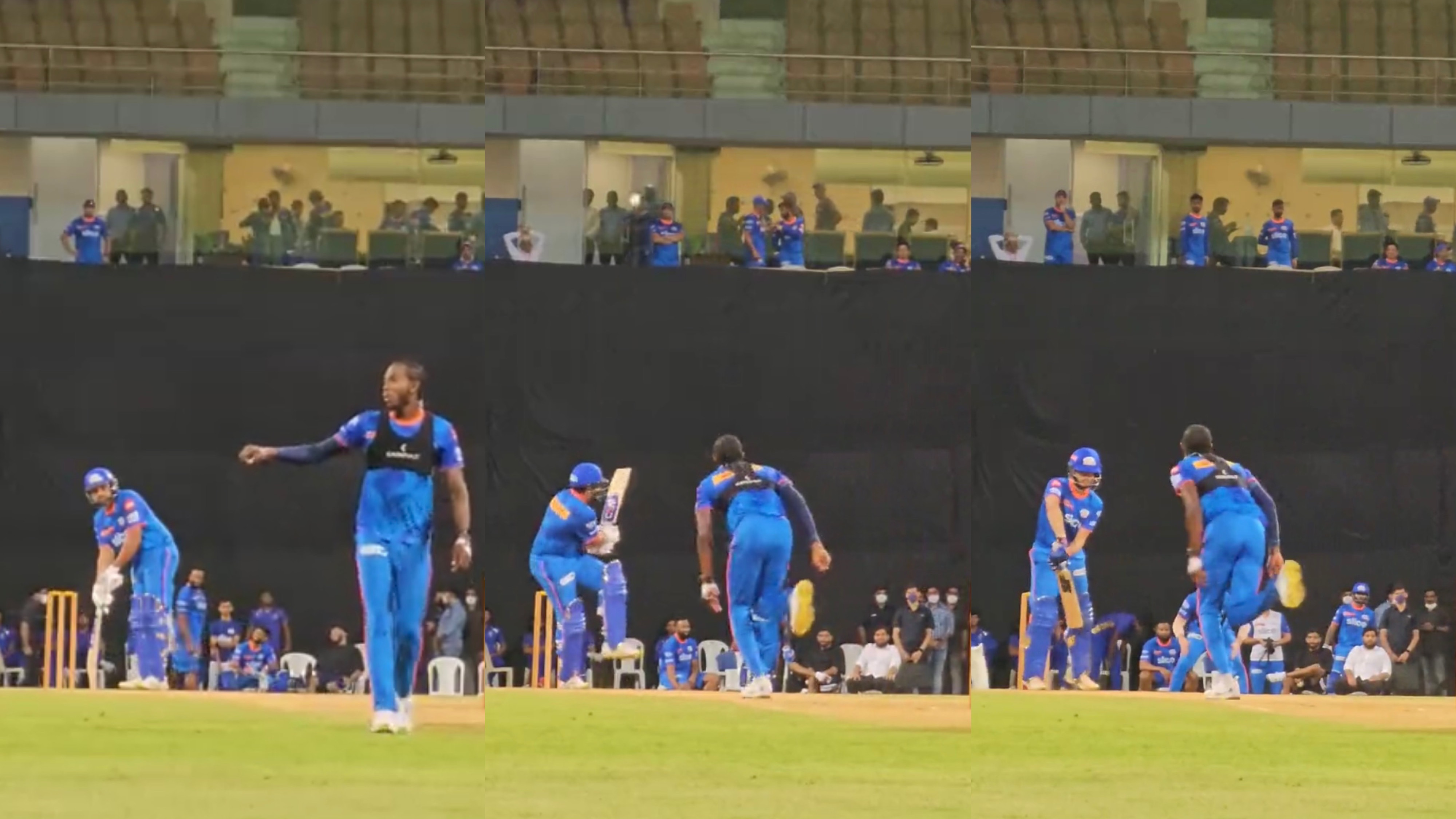 IPL 2023: WATCH - Jofra Archer gives hard time to MI openers Rohit Sharma and Ishan Kishan