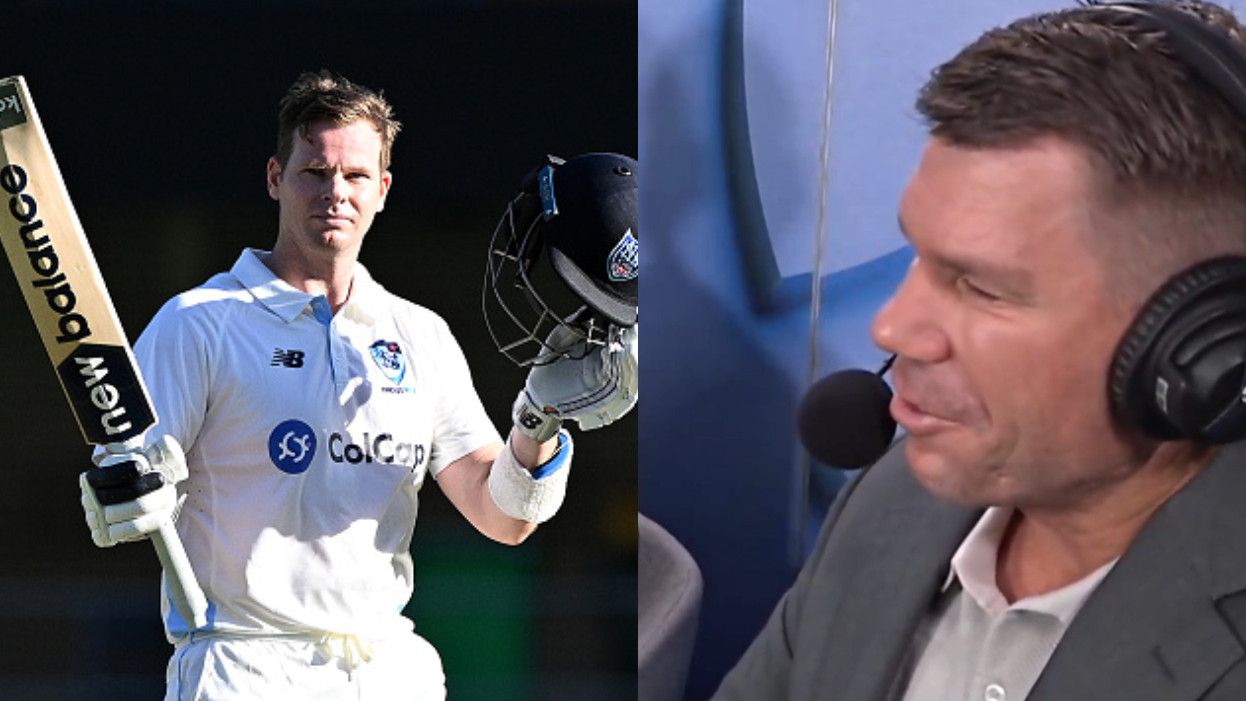 WATCH- “He’s got 5 centuries in him”- David Warner predicts Steve Smith to do wonders in Ashes 2025 against England