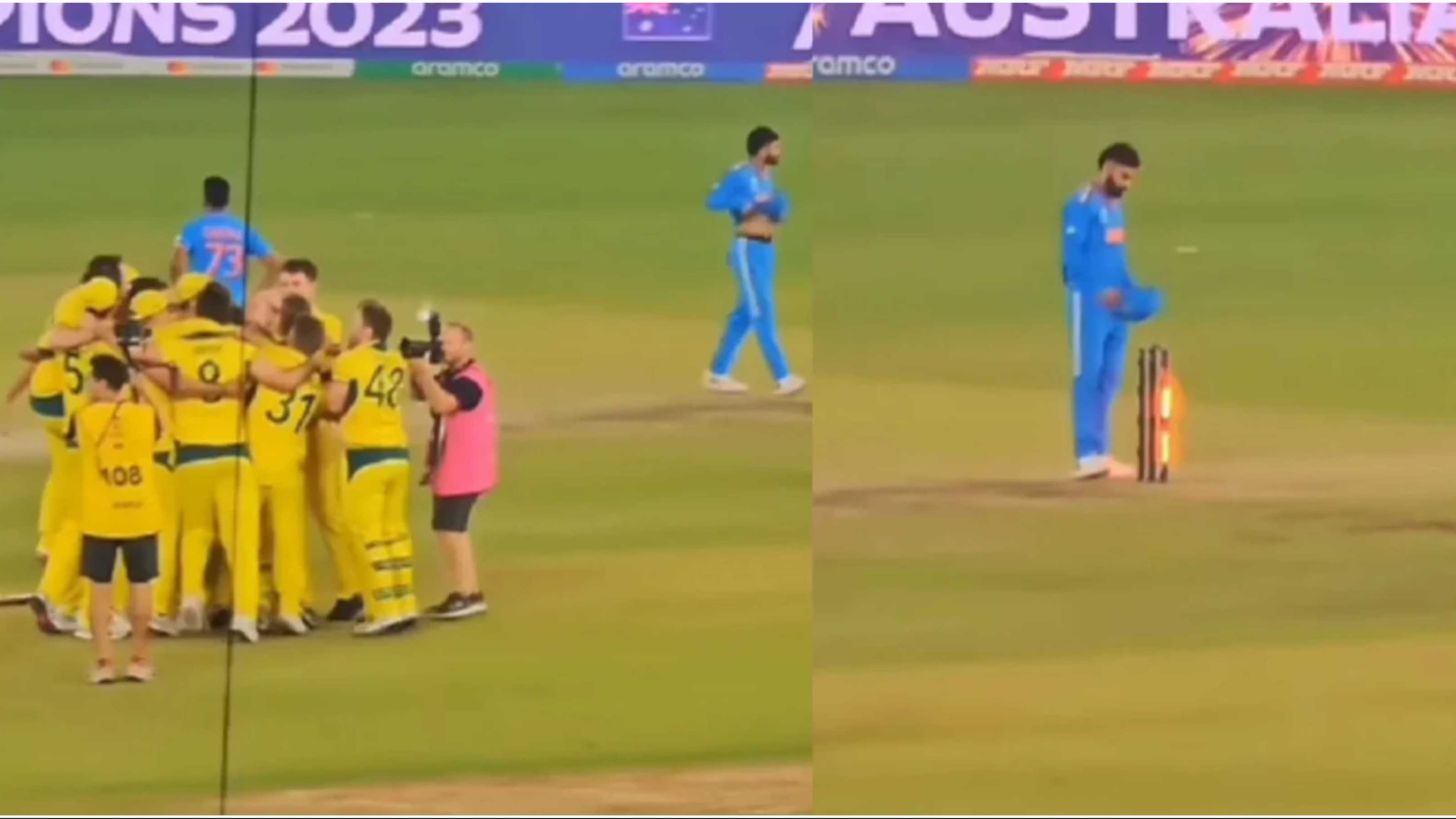 WATCH: Unseen footage of Virat Kohli’s dejected reaction after World Cup final loss takes internet by storm