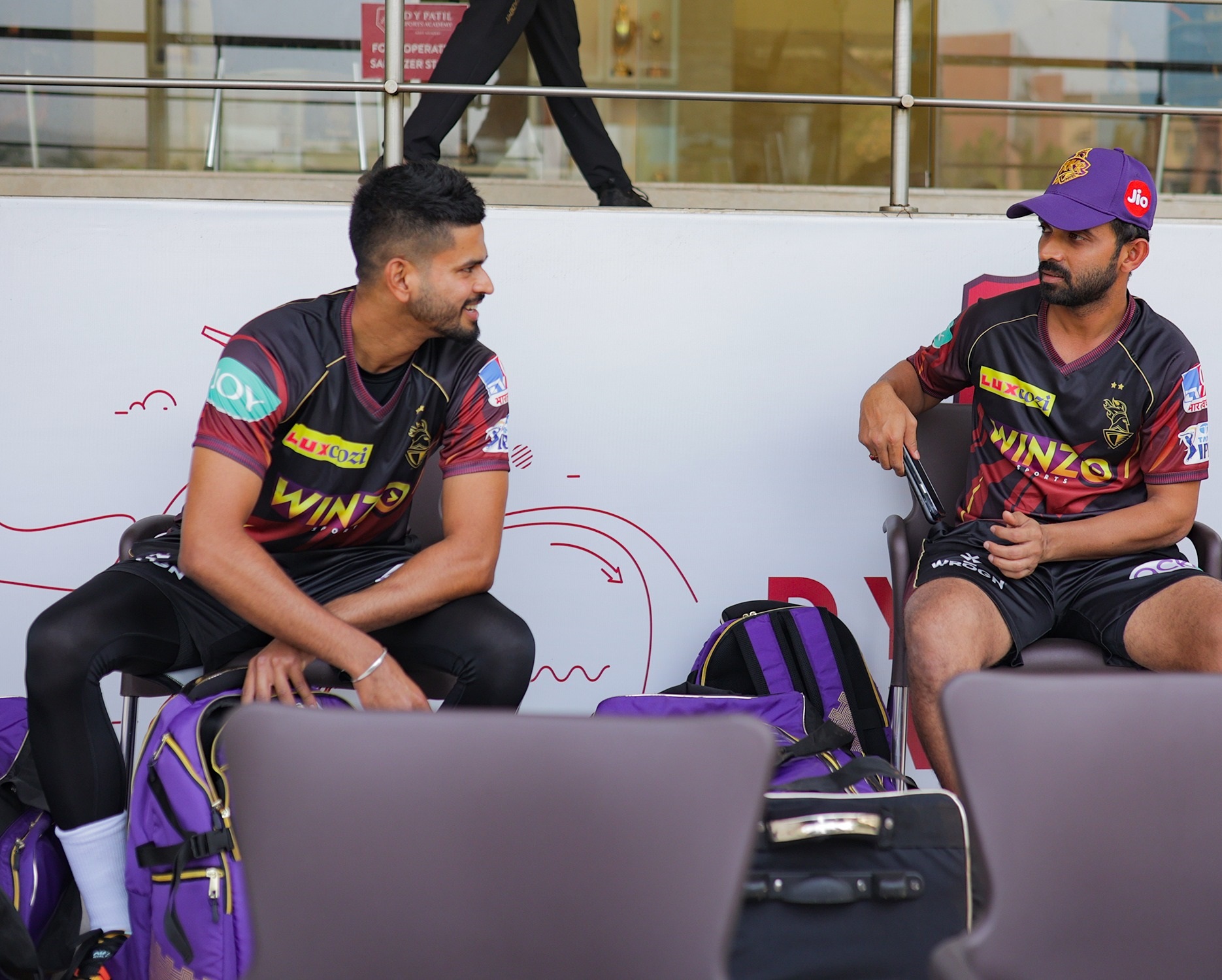 Shreyas Iyer and Ajinkya Rahane | KKR Twitter