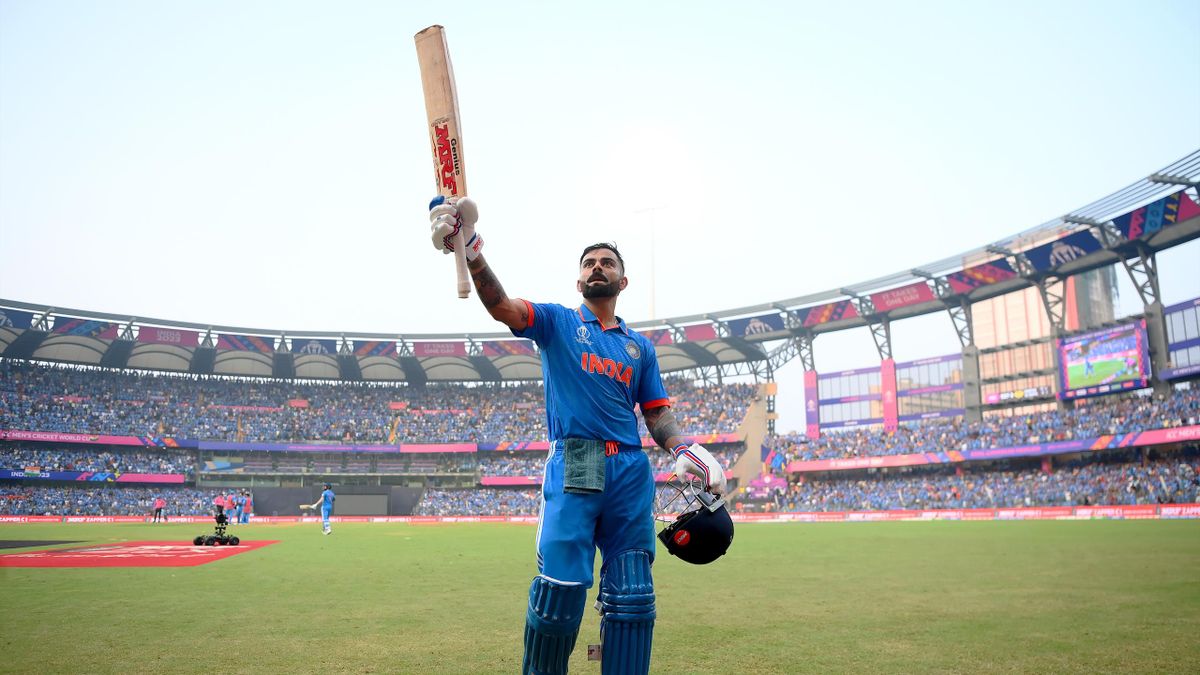 Virat Kohli top-scored in CWC 2023 with 765 runs | Getty