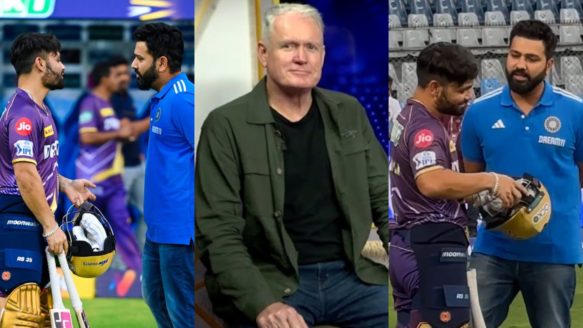 WATCH- Rohit Sharma chats with Rinku Singh after his T20 World Cup snub; Tom Moody calls it “Great leadership”