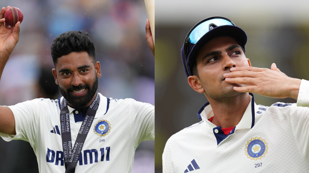 India's POTM and POTS- Mohammed Siraj and Shubman Gill | Getty