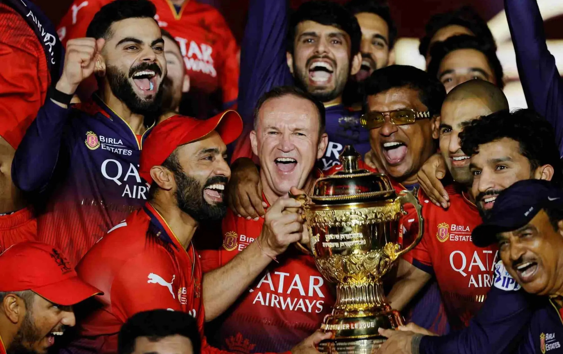RCB celebrating their IPL 2025 win | RCBX