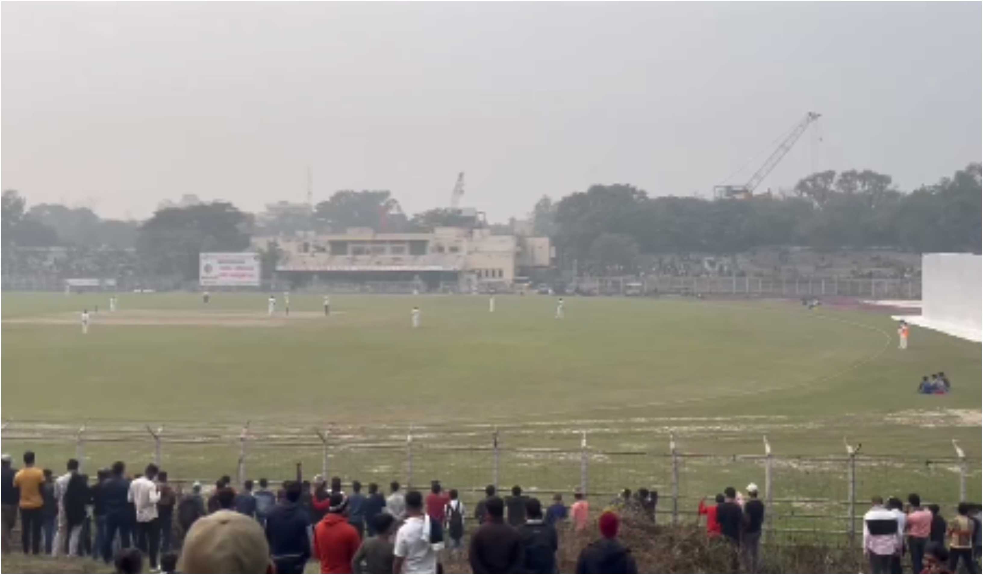 Patna’s Moin-ul-Haq Stadium hosted the clash between Bihar and Mumbai | X