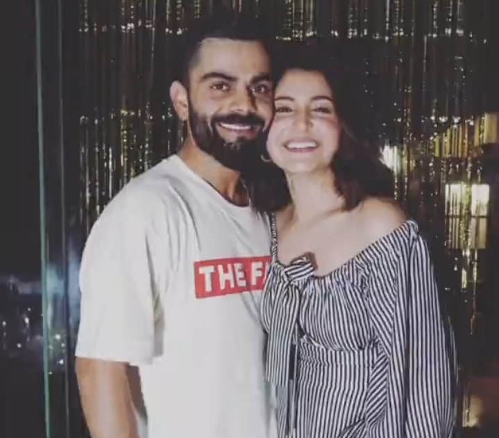 Virat Kohli and Anushka Sharma on New Year's eve | Instagram