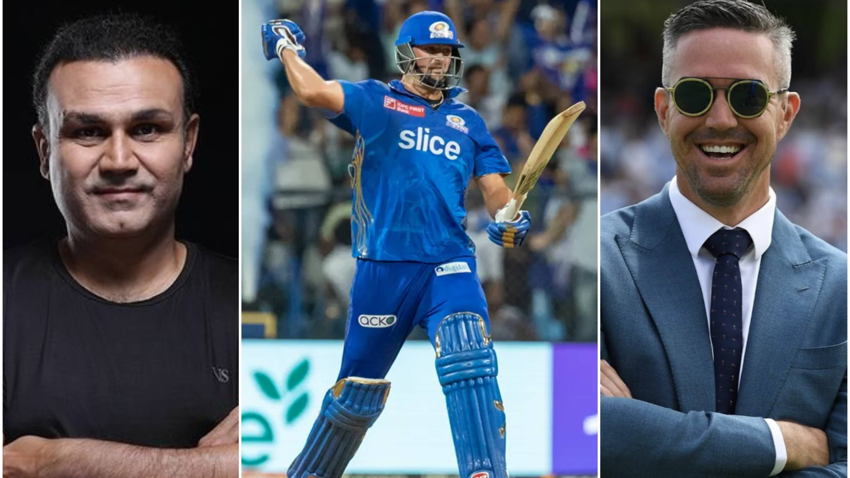IPL 2023: Cricket fraternity lauds Tim David as his blitzkrieg seals thrilling last-over win for MI against RR