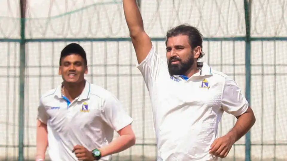 Mohammad Shami picked 4 wickets for Bengal against MP in Indore in Ranji Trophy | PTI