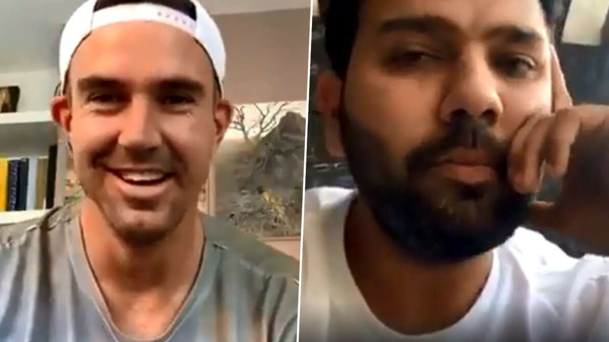 WATCH: Rohit Sharma reveals his favourite coach during Instagram Live with Kevin Pietersen