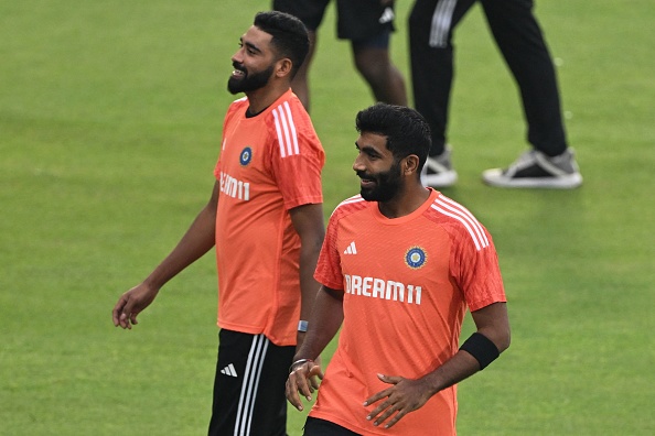 Mohammed Siraj and Jasprit Bumrah | Getty