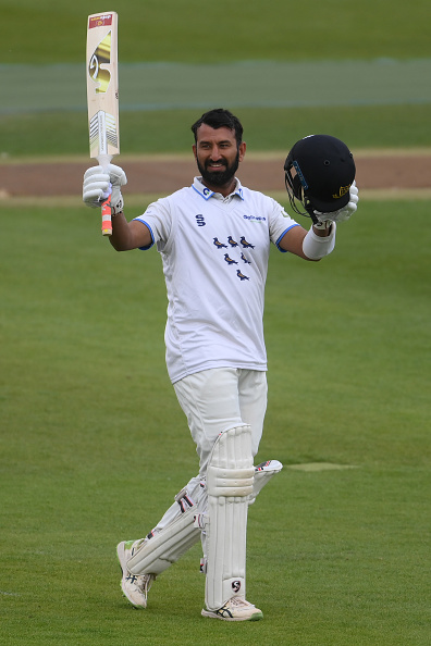 Cheteshwar Pujara looked in solid touch in the County Championship 2022 | Getty