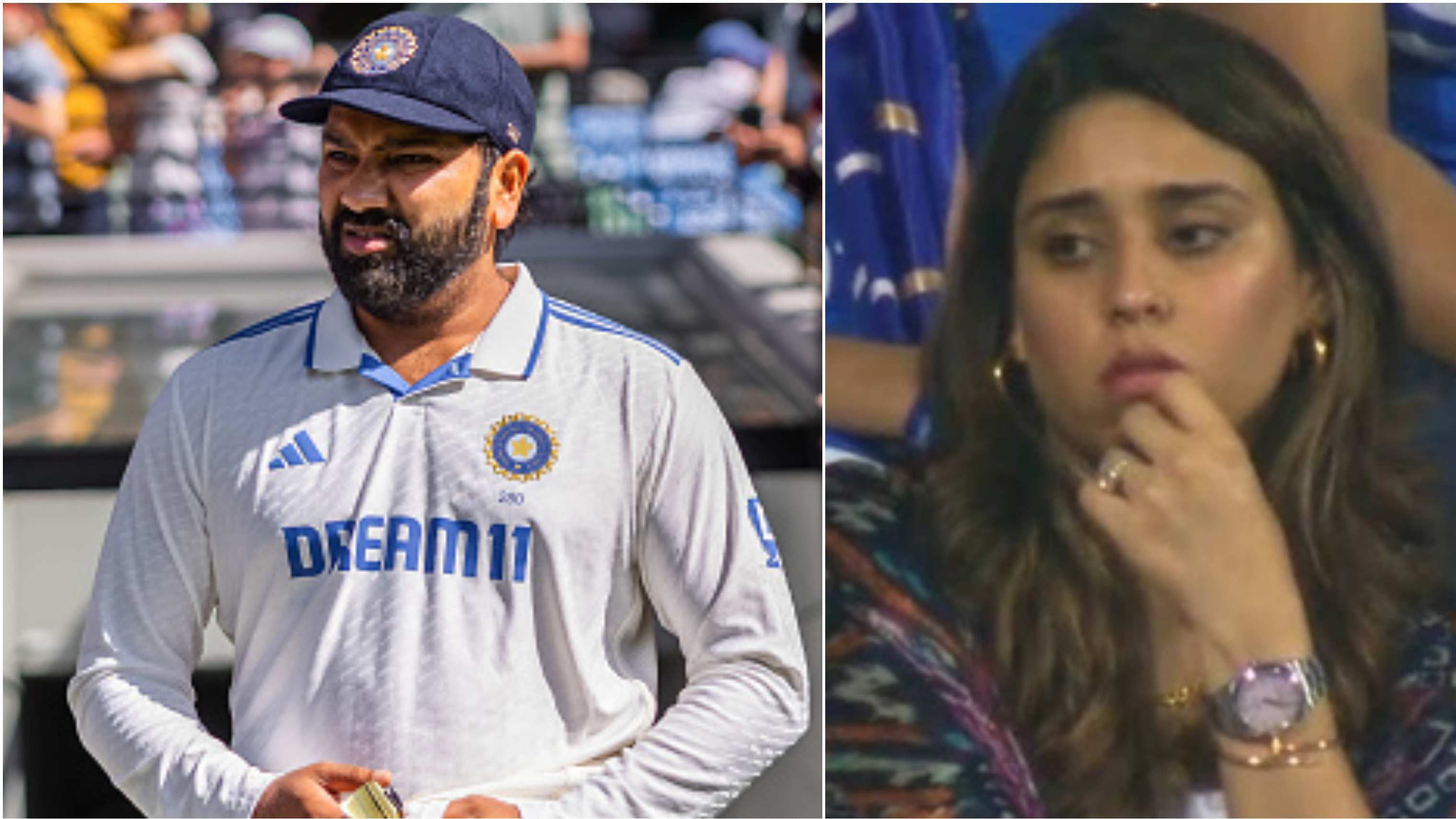 Ritika Sajdeh's heartbreaking reaction goes viral after Rohit Sharma announces retirement from Test cricket