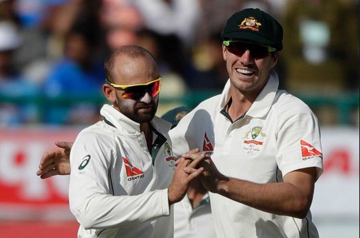Nathan Lyon won the Test player of the year award and Pat Cummins got the Allan Border medal | Getty