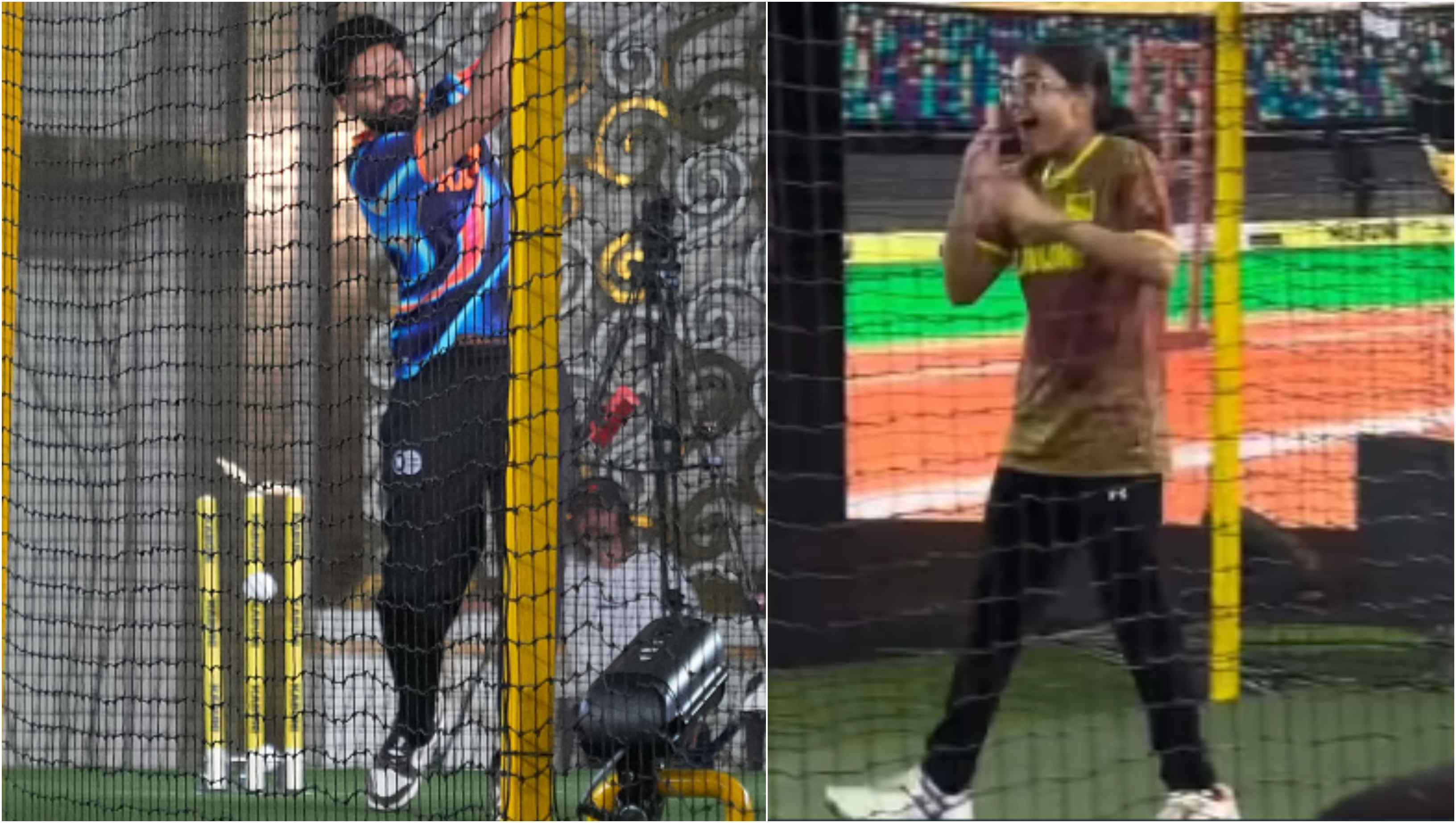 Shreyas Iyer knocked over by a young fan | Getty/Instagram
