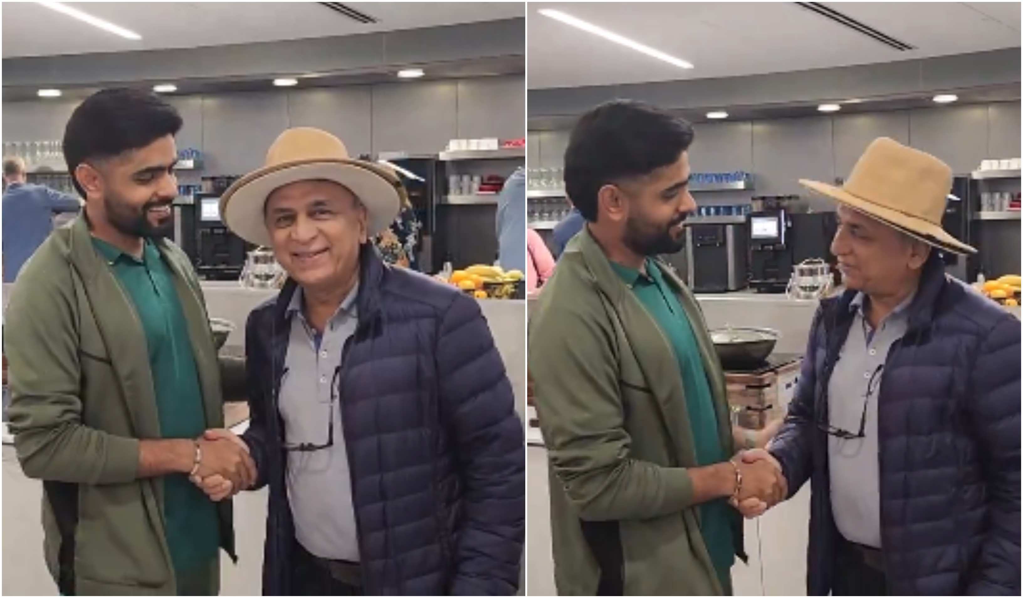 Babar Azam and Sunil Gavaskar | PCB/X