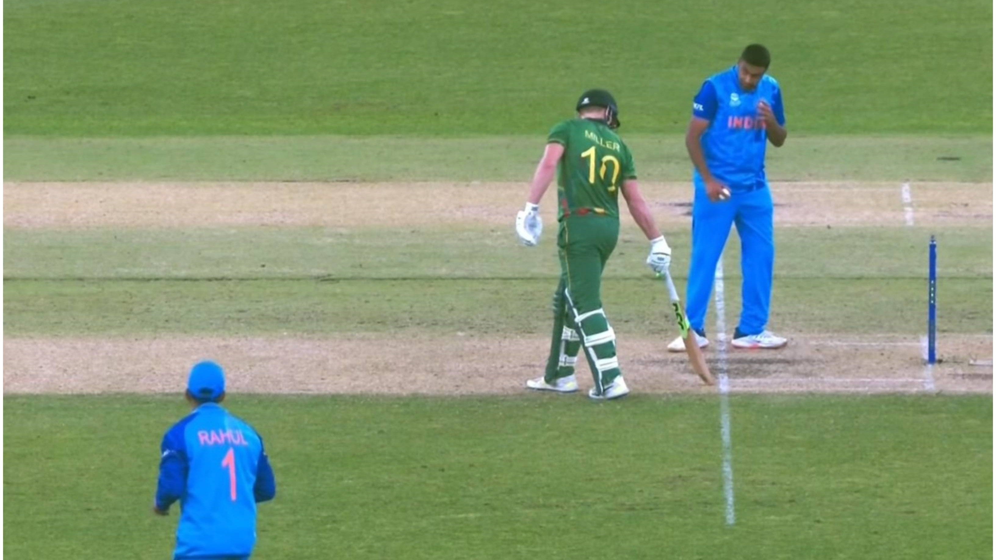 T20 World Cup 2022: WATCH – R Ashwin almost runs out David Miller at the non-striker’s end during India-SA clash