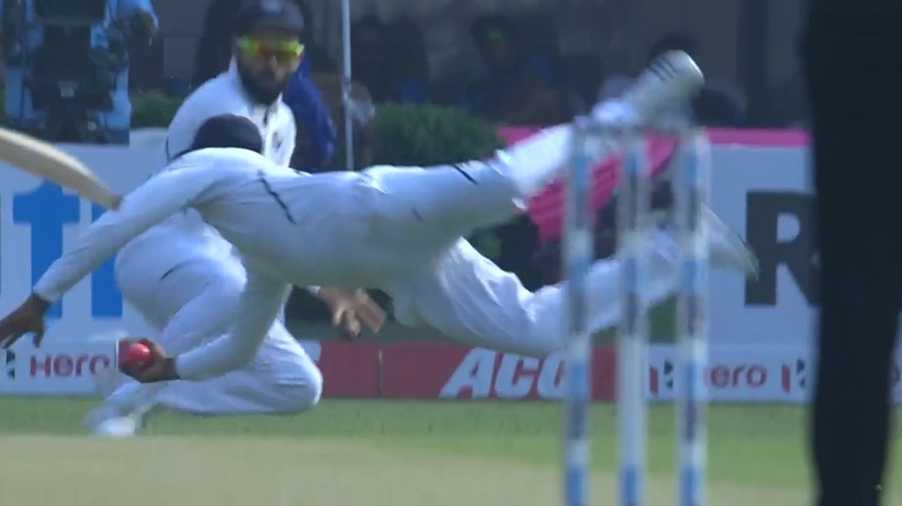 Rohit Sharma dived in front of Virat Kohli | Screengrab