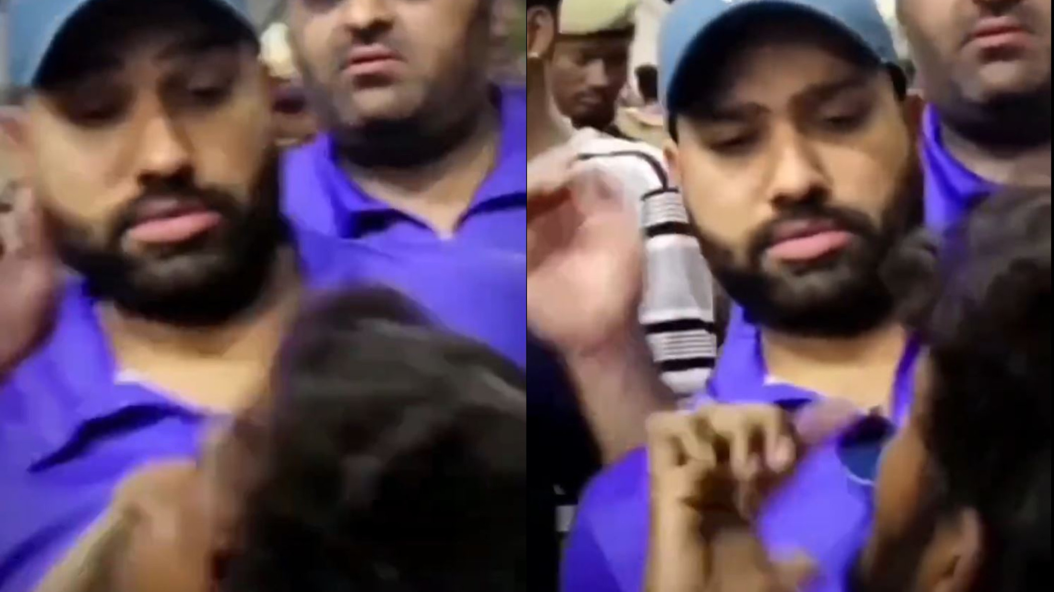 IPL 2023: WATCH- Rohit Sharma stunned, confused as a male fan asks for a kiss from ‘Hitman’