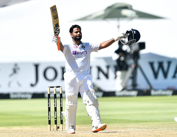 Rishabh Pant celebrated his century in Cape Town | Getty Images